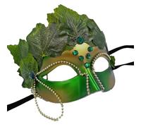 Smiffy's Masque pour les yeux Nymphe des Forêts avec feuilles en tissu et bijoux Halloween Carnaval