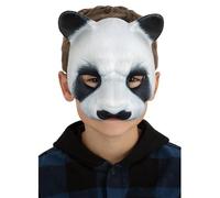 Smiffys Masque réaliste de panda, noir et blanc, sur élastique Halloween, Carnaval