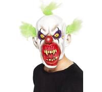 Smiffys - Masque "Sinister" - Hommes/femmes unie SM1209 (Taille unique) (Blanc/Rouge/Vert)