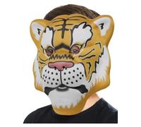 Smiffys Masque tigre, jaune et noir, EVA Halloween
