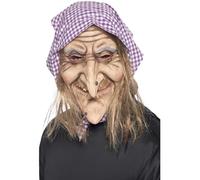 Adultes Vieux Sorcière Halloween Effrayant TV Film Thème Tête Masque Latex