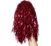 Smiffys - Métallique - Pompon pack de 2 SM172 (Taille unique) (Rouge)