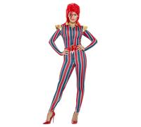 Smiffys Costume superstar de l'espace pour fille, multicolore, avec combinaison et ceinture Halloween