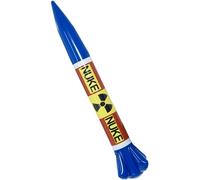 Smiffys Missile nucléaire gonflable, Multicolore