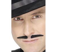 Smiffy's Moustache à la bad boy autoadhésif Noir – Halloween – G