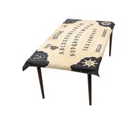 Smiffys Nappe et dessous de verre planchette oui-ja, Naturel, 195cmx115cm / 77inx45in Halloween