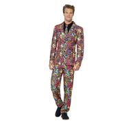 Costume Mr. Léopard Multicolore Homme Xl Noir