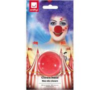 Smiffys Nez de clown, rouge, mousse Halloween, Carnaval