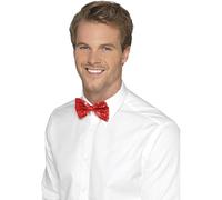 Noeud Papillon Avec Paillettes Plusieurs Couleurs (Couleur Rouge) Rouge