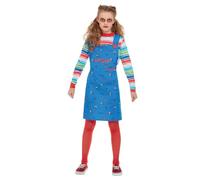 Smiffys Officially Licensed Chucky Costume, Girls, Blue