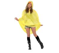 Smiffy's Poncho canard de fête - Jaune