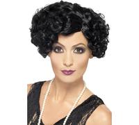 Smiffys - Perruque "20s Flirty Flapper" pour femme SM2769 (Taille unique) (Noir)