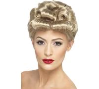Smiffys - Perruque "40s Vintage" pour femme SM2945 (Taille unique) (Blonde)