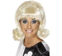 Smiffys - Perruque "60s Flick-Up" pour femme SM458 (Taille unique) (Blonde)