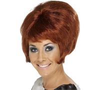 Smiffys - Perruque "60s" pour femme SM563 (Taille unique) (Brun rouge)