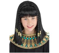 Smiffy's Perruque Cléopâtre à perles - Enfant - Noire - Halloween
