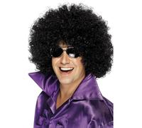 Smiffys Perruque afro, super grosse, noire Halloween