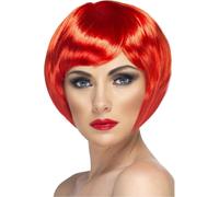 Smiffys - Perruque "Babe" pour femme SM675 (Taille unique) (Rouge)
