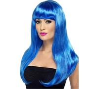 Smiffys - Perruque "Babelicious" pour femme SM431 (Taille unique) (Bleu)