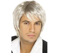 Smiffys Perruque boy band, blonde et brune, style court Halloween