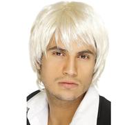 Smiffys Perruque boy band, blonde, style court Halloween