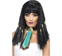 Smiffys - Perruque "Cléopâtre" pour femme SM394 (Taille unique) (Noir)