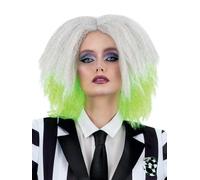 Smiffys Perruque de Beetlejuice, Cheveux mi-longs ondulés Halloween