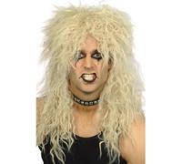 Hard Rocker Wig, Male One Size Multicolore