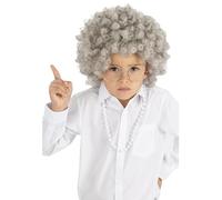 Smiffys Perruque de permanente de grand-mère, grise Halloween