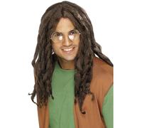 Smiffys Perruque dreadlock, brune