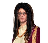 Smiffys Perruque dreadlocks de vaudou Deluxe, Marron et noir Halloween