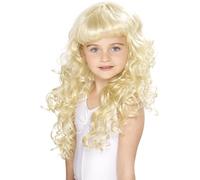 Smiffy's Perruque fille princesse blonde bouclée Halloween