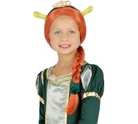 Smiffys Perruque Fiona Shrek, Perruque tressée