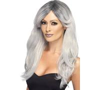Smiffys - Perruque "Ghostly Glamour" pour femme SM2710 (Taille unique) (Gris)
