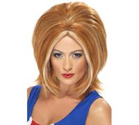 Smiffys Perruque Girl Power, rousse, avec mèches blondes