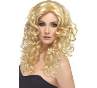 Smiffys - Perruque "Glamour" pour femme SM3111 (Taille unique) (Blonde)