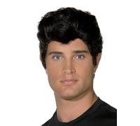 Smiffys Perruque Grease Danny, Noir Halloween