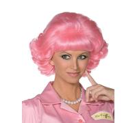 Smiffy's Perruque Grease Frenchy – Rose – Courte et Frisée (Halloween/Carnaval)