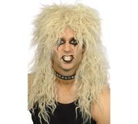 Smiffys - Perruque "Hard Rocker" pour homme SM1220 (Taille unique) (Blonde)