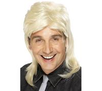 Smiffys Perruque nuque longue, blonde Halloween