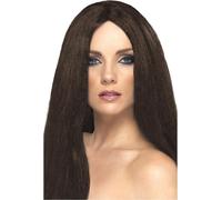 Smiffys - Perruque "Star Style" pour femme SM565 (Taille unique) (Marron)