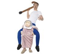 Smiffys Piggyback Grandma Costume, Multi-Coloured