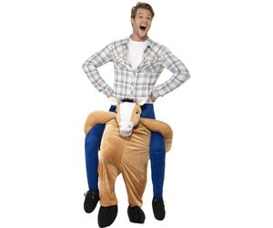 Smiffys Piggyback Horse Costume, Brown