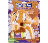 Smiffys Pistolet à bulles poisson clown, orange, avec solution