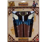 Smiffys Pistolet à eau, étuis et ceinture de l'ouest, Bleu Halloween