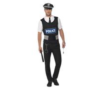 Smiffys Policeman Instant Kit, Black (Size M)