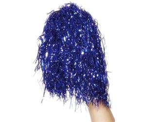 Smiffys Pompon bleu métallique, paire Halloween