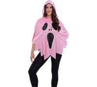 Smiffys - Poncho de costume pour femme SM1050 (taille unique) (Rose)