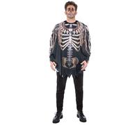 Smiffys Poncho de sorcière unisexe pour adulte avec haut, pantalon et masque pour Halloween, taille unique