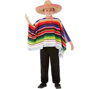 Smiffys Poncho, multi couleurs